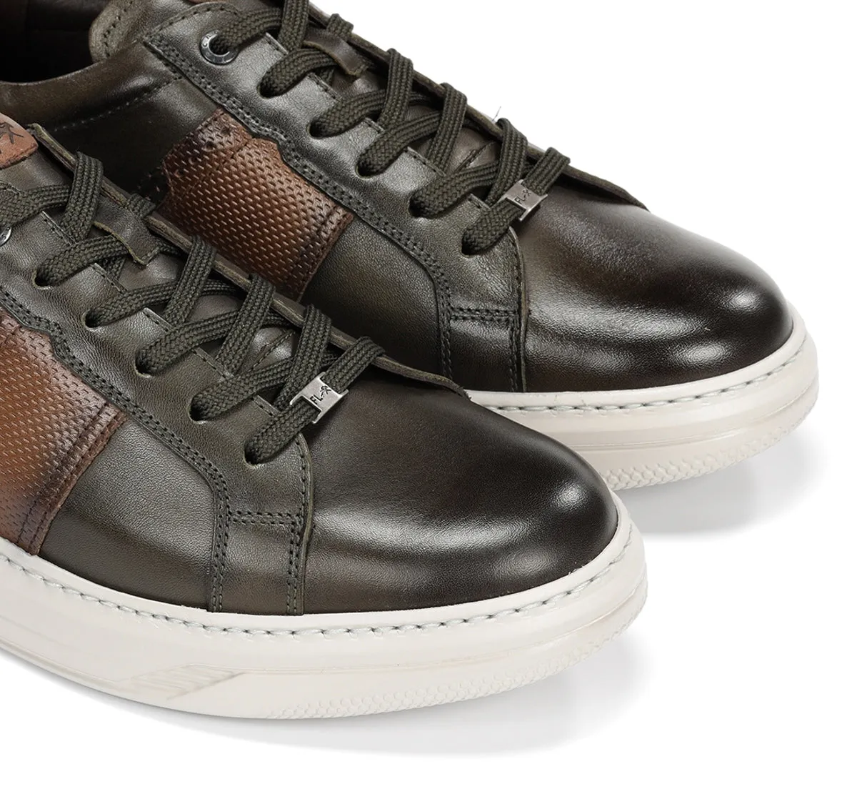 Fluchos Boston F2043 sneakers verdi uomo leggere