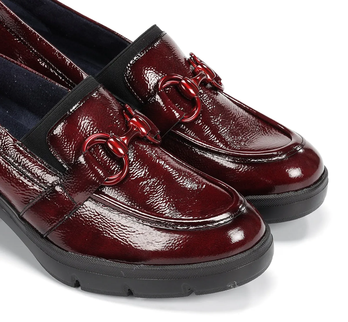 Fluchos Fugaz F2111 mocassini donna rossi carrarmato