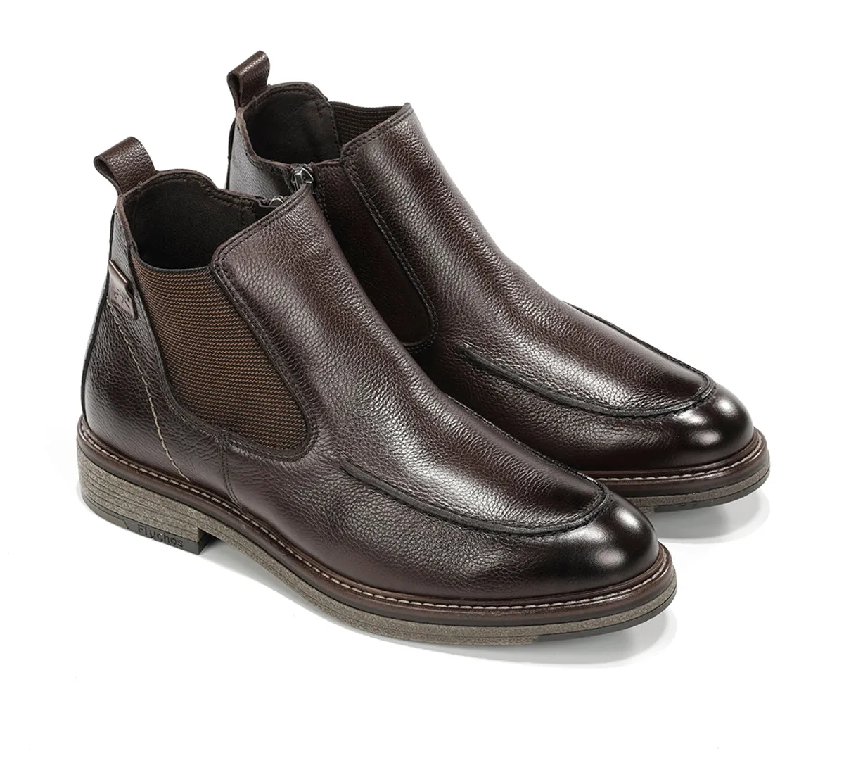 Fluchos Kasper F1821 stivaletti marroni classici uomo