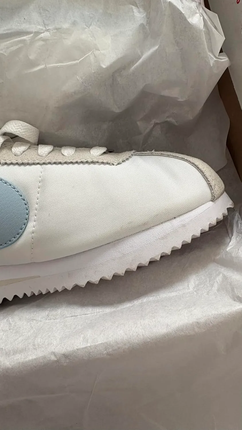 Nike Cortez Leather sneaker donna bianco nero