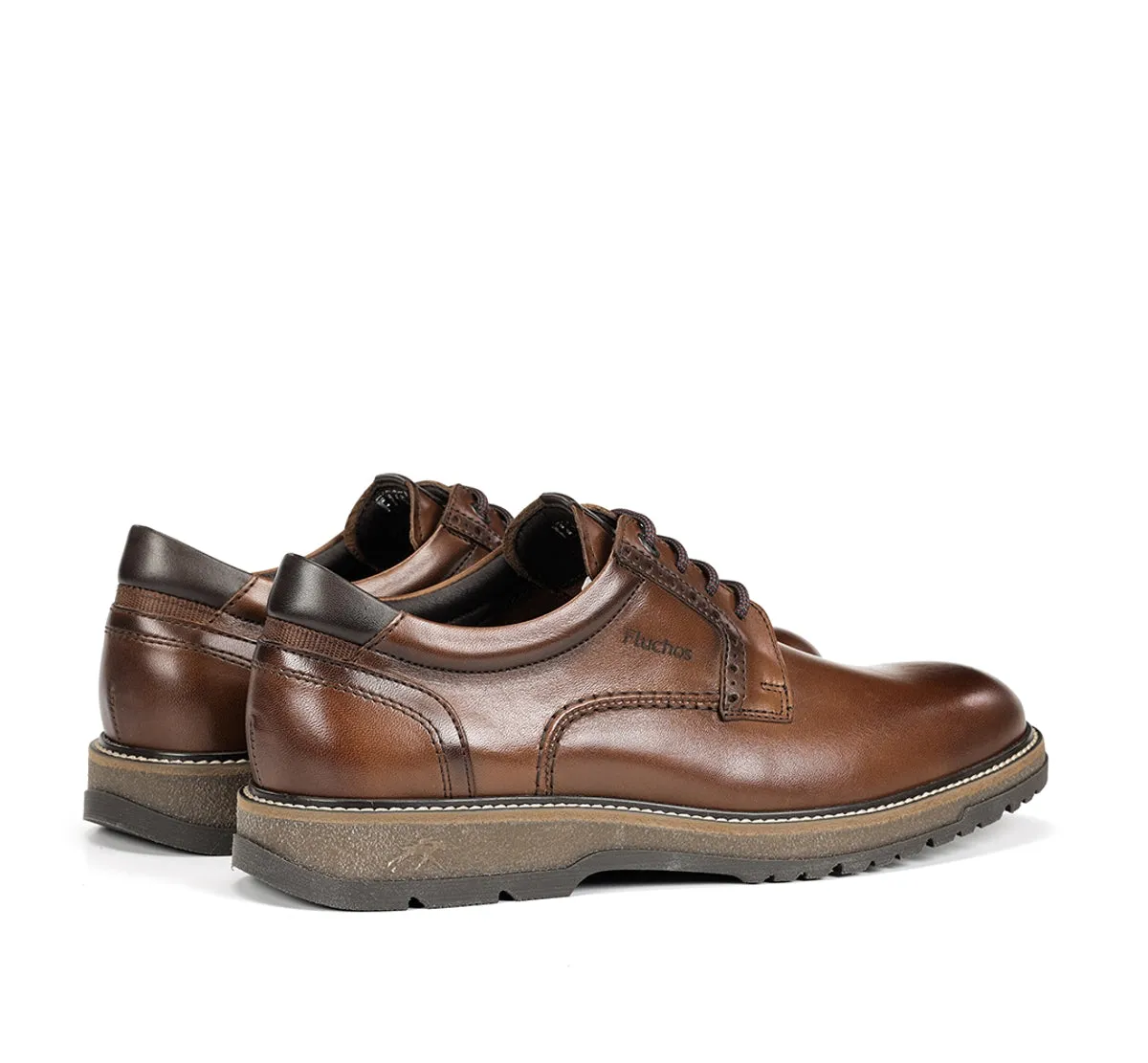 Fluchos Buggy F2319 scarpe uomo marroni eleganti