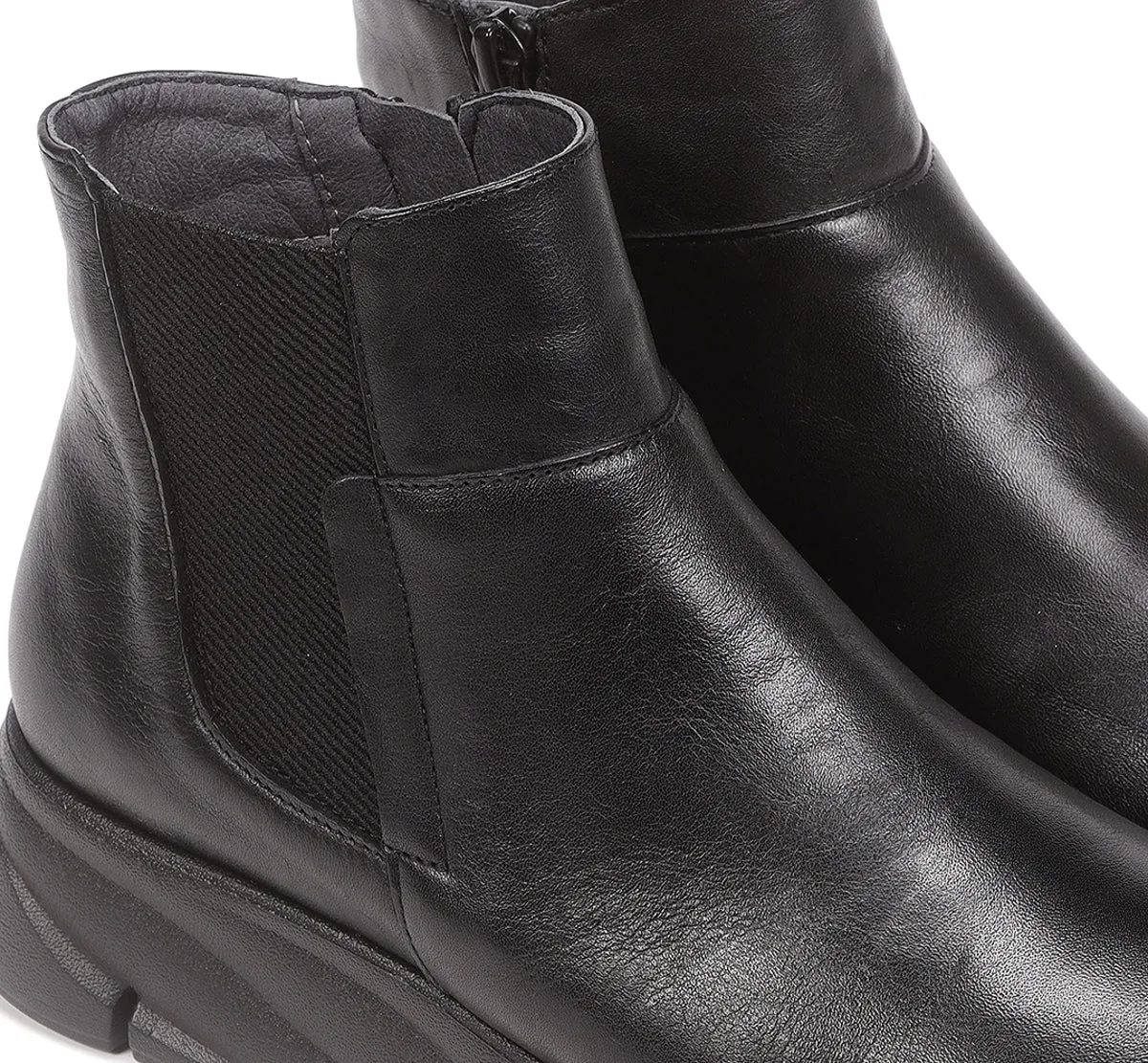 Fluchos Bona F1361 tronchetto nero tacco donna