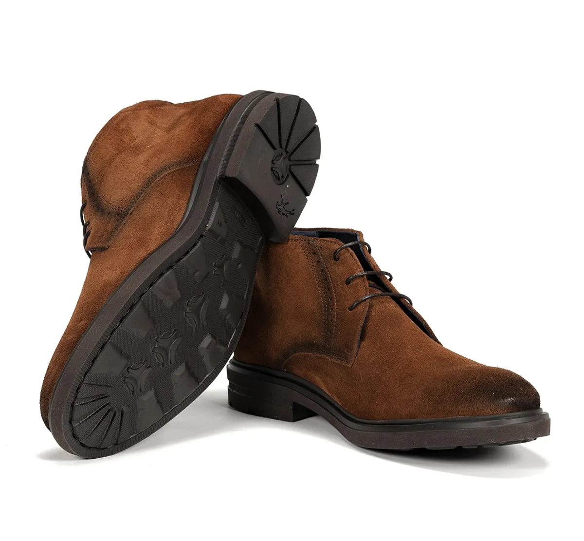 Fluchos Belgas F0772 stivaletti marroni suola Light