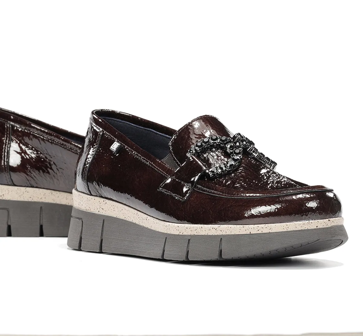 Fluchos India D9325 mocassino marrone suola grip