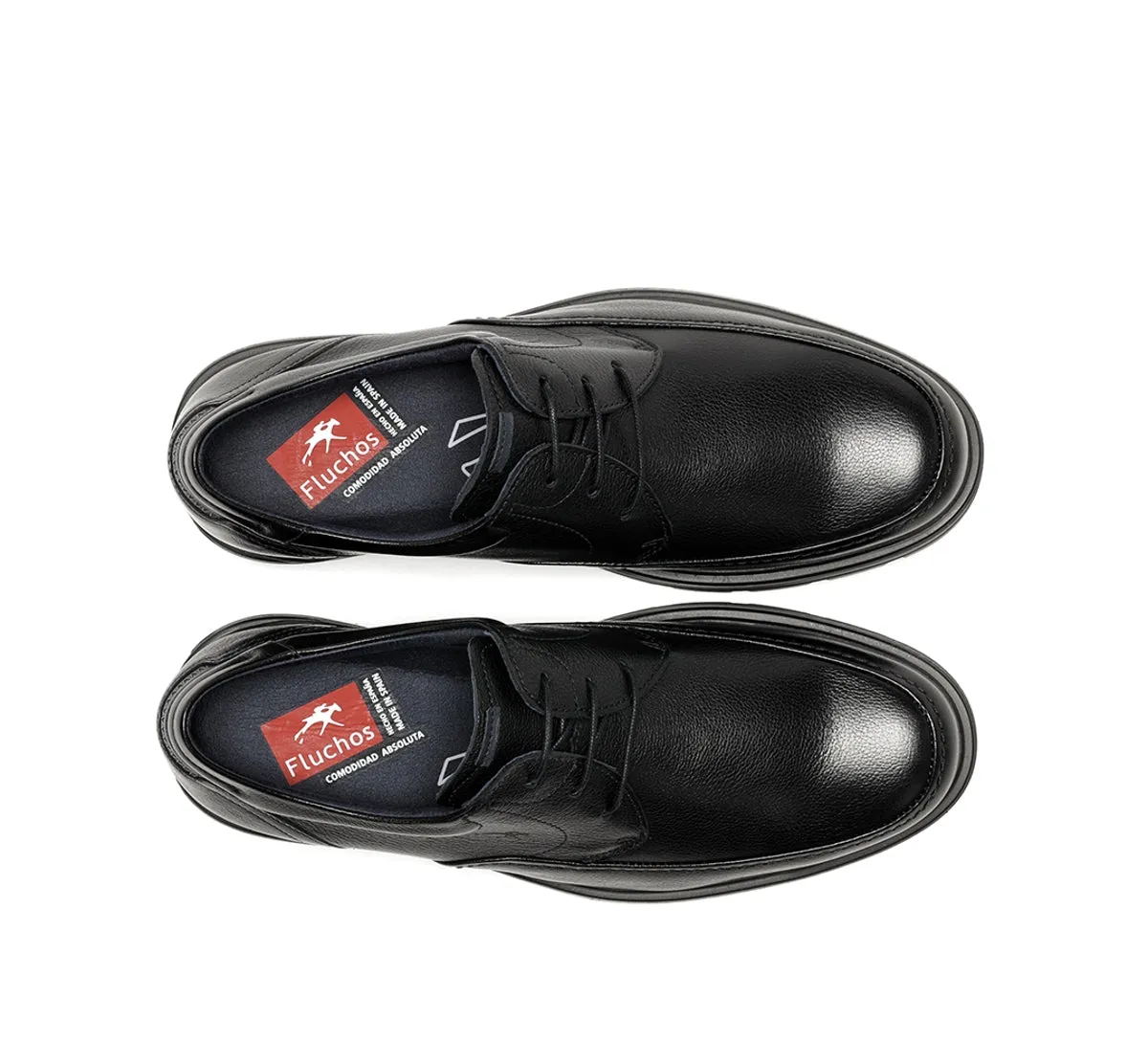 Fluchos Fredy F1607 scarpe uomo nere ufficio