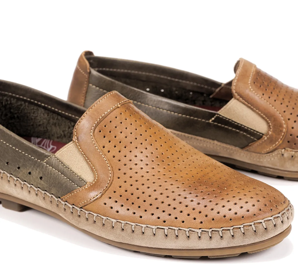 Fluchos Dorian F1172 mocassino uomo marrone casual