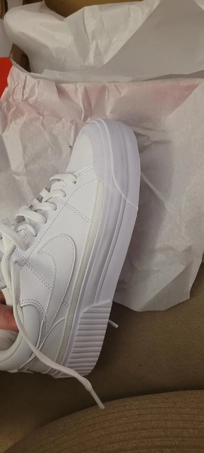 Nike Court Legacy Lift sneakers donna platform bianche