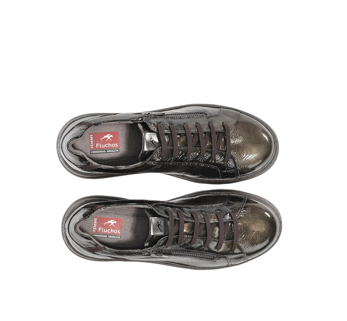 Fluchos Pompas F1666 sneakers donna verdi leggere