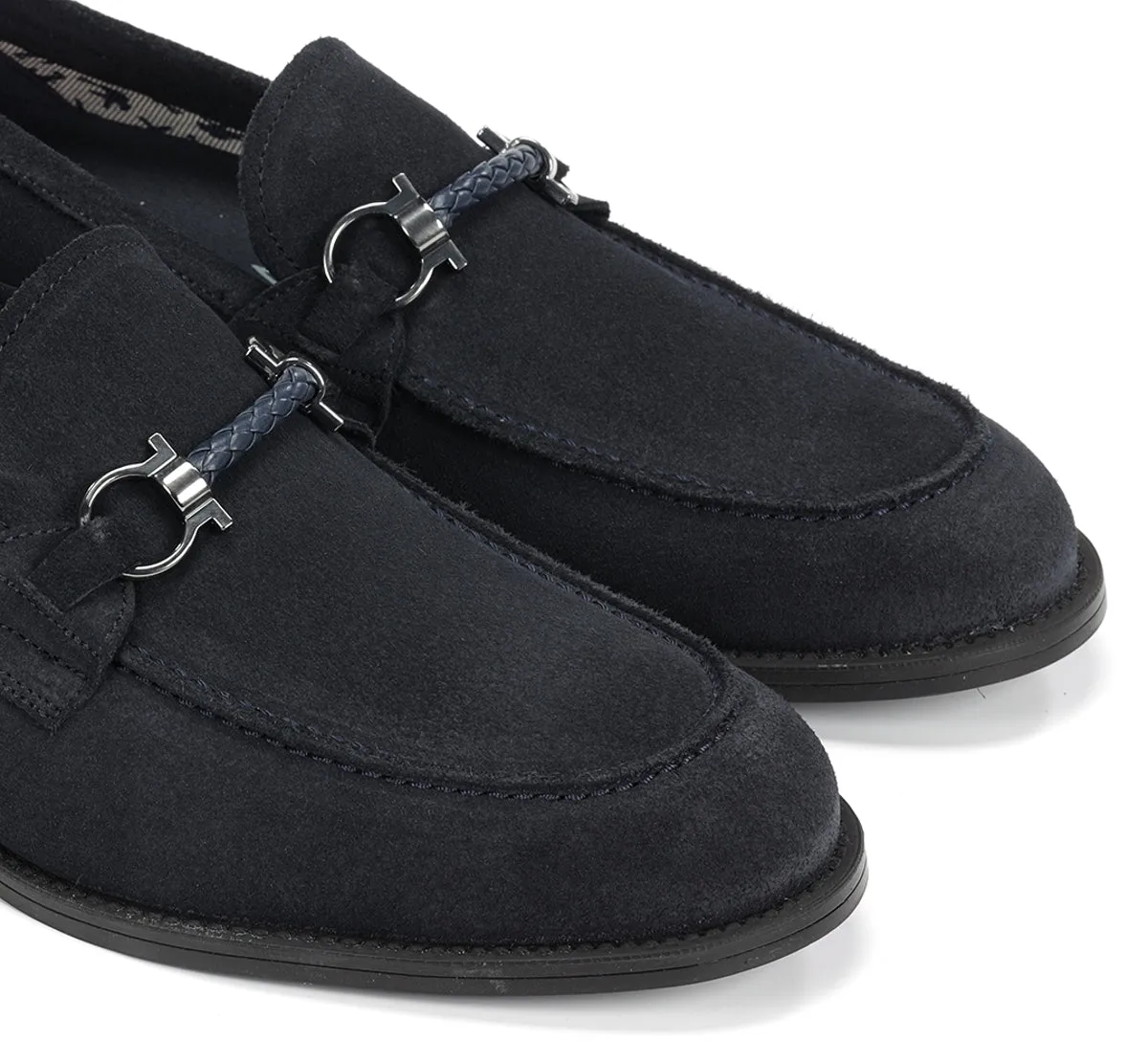 Fluchos Henri F1930 mocassini uomo blu pelle