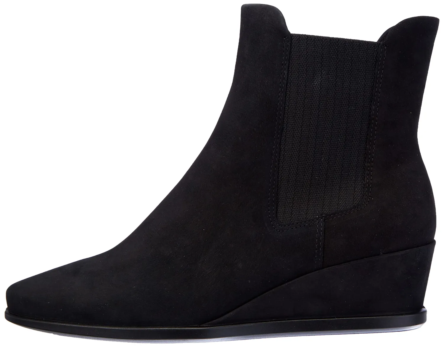 Ecco Shape 45 Wedge stivaletti Chelsea donna nabuk