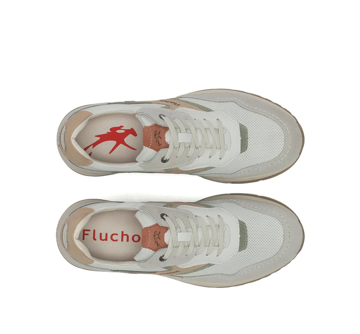 Fluchos Karter F2404 Sneakers Grigie Uomo Largo