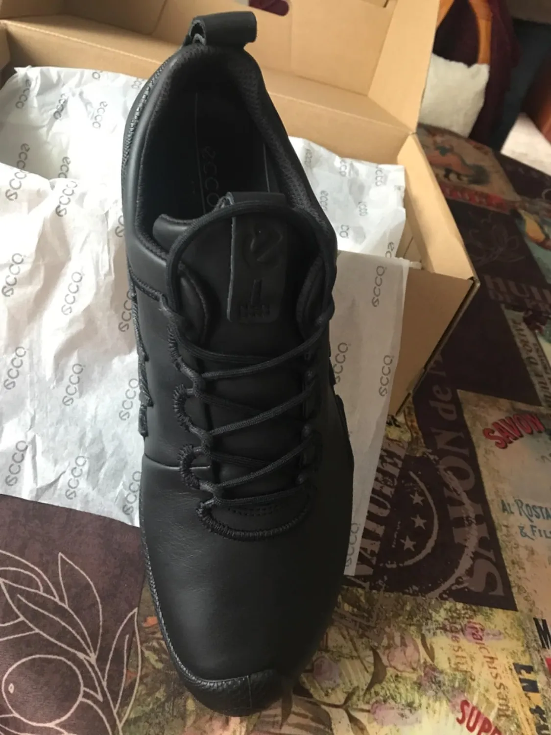 Ecco Biom Aex sneakers uomo 43 EU pelle nera