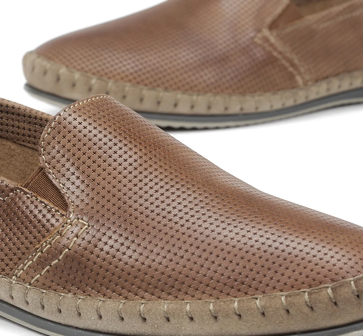 Fluchos Bahamas 8674 mocassini uomo marroni slip-on
