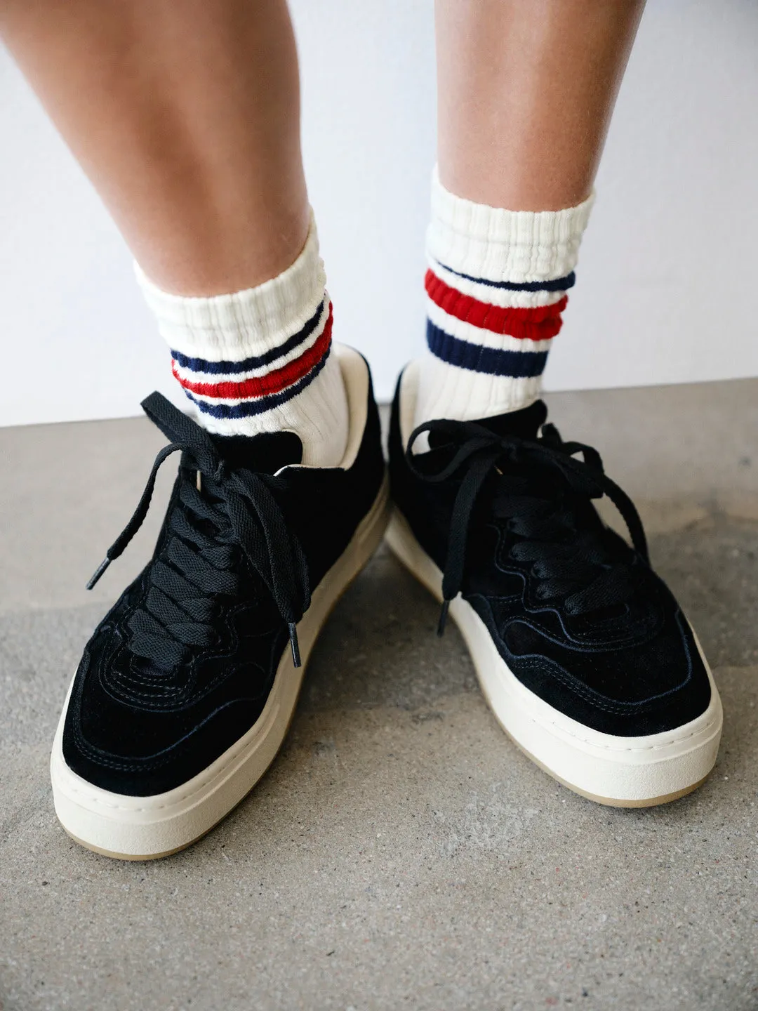 Eytys Trophy Black Suede sneakers nere court