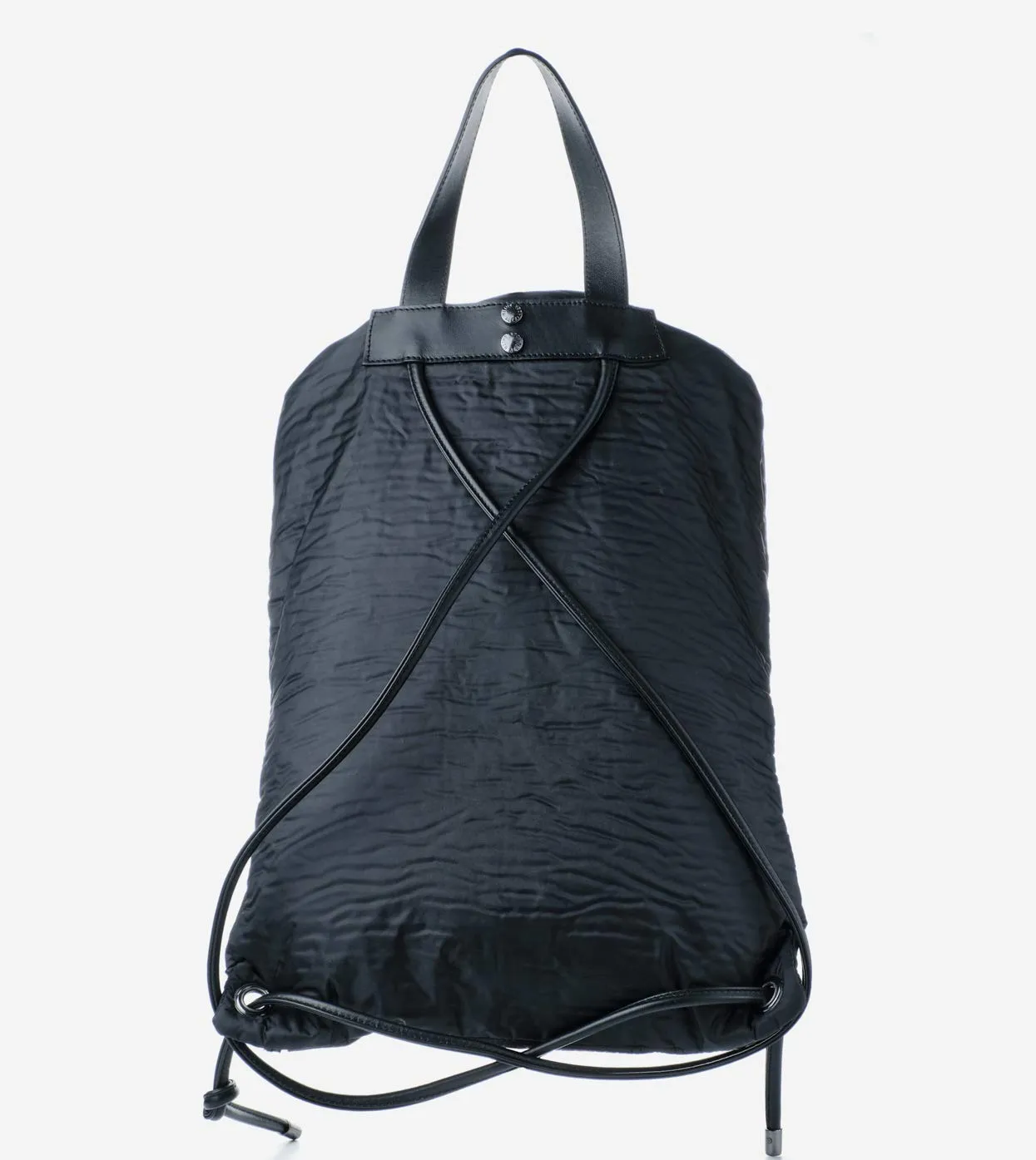 Alexander Smith Zaino nylon e pelle con borchie 26x39 cm
