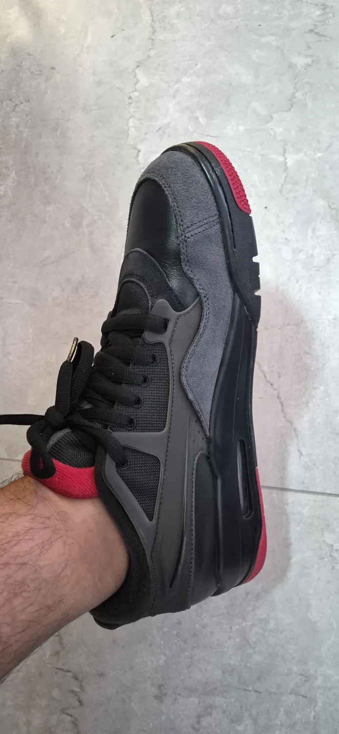 Air Jordan 4 RM sneakers uomo 42 EU nero rosso