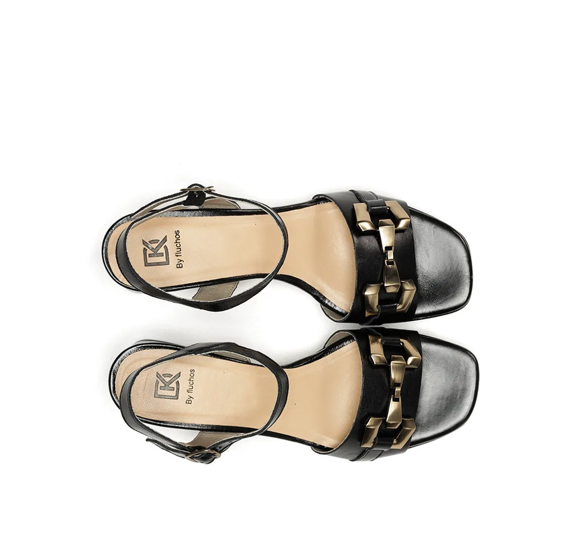 Dorking Lyra D9253 sandali donna neri eleganti