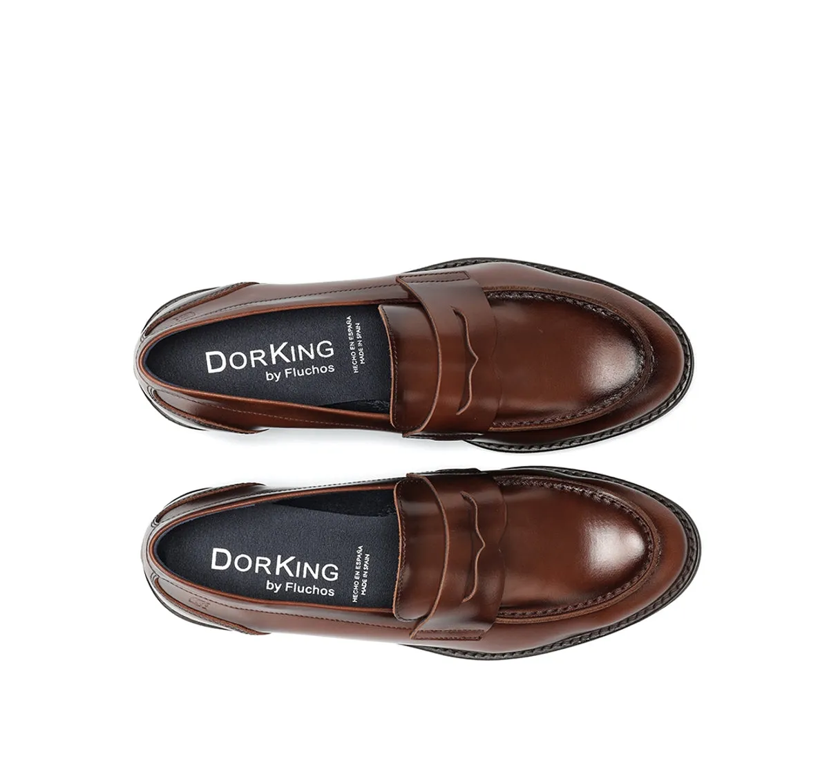 Fluchos Harvard D8710 mocassini marrone donna comodi