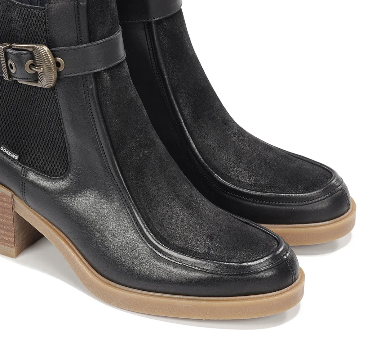 Fluchos Aroma D9755 stivaletti neri donna comodi