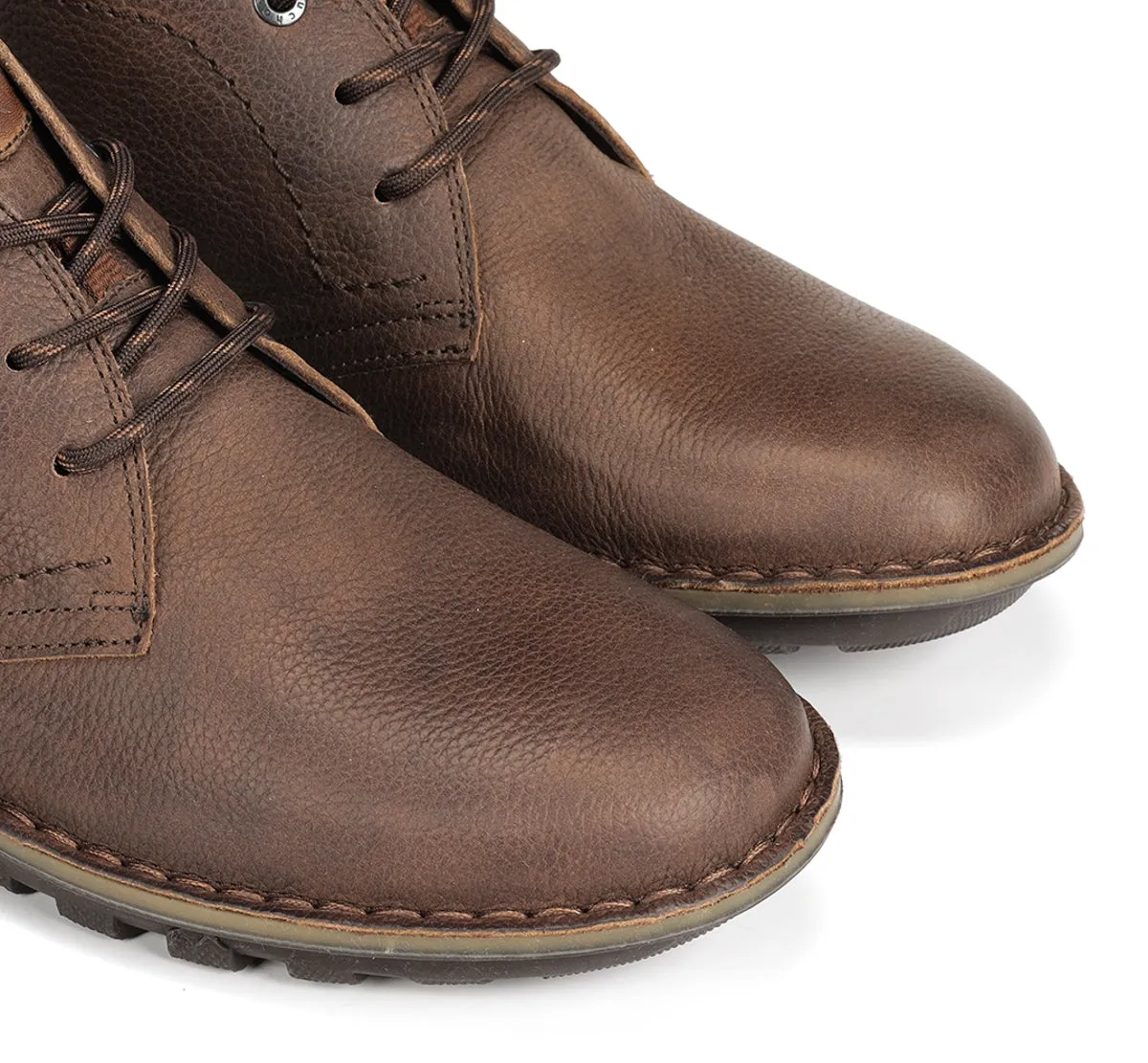 Fluchos Alvin F2260 polacchi marroni stringati uomo