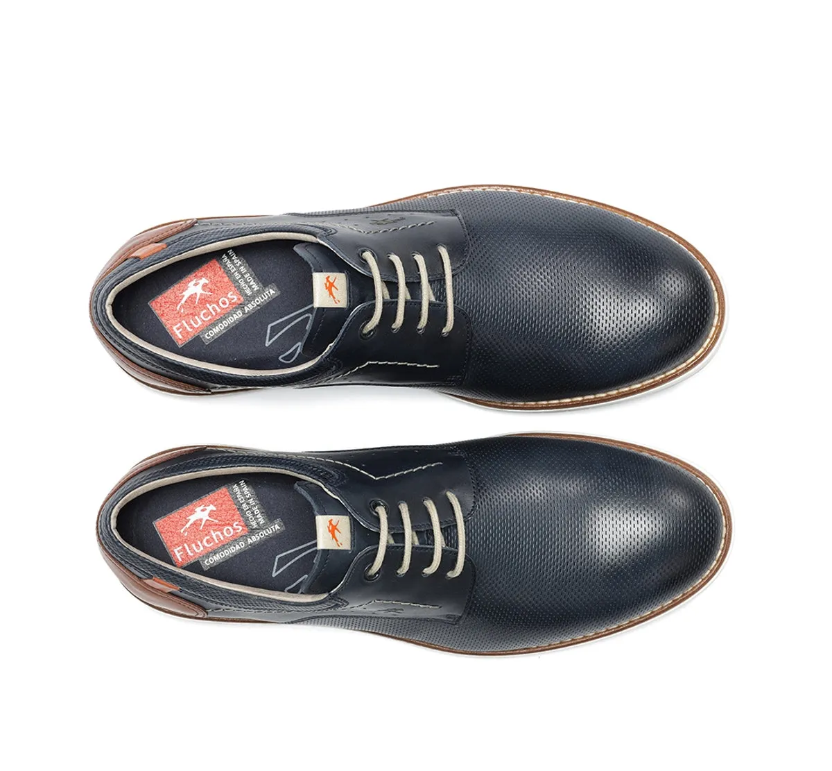 Fluchos Taylor F1982 scarpa uomo blu casual sportiva