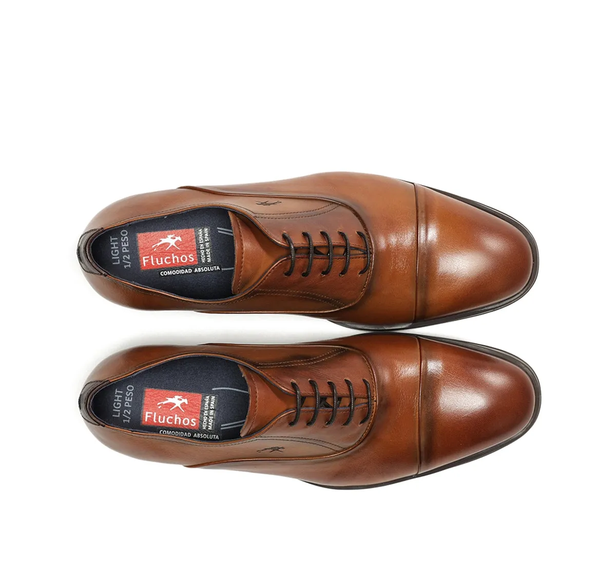 Fluchos Asgard F1837 scarpa uomo marrone pelle liscia