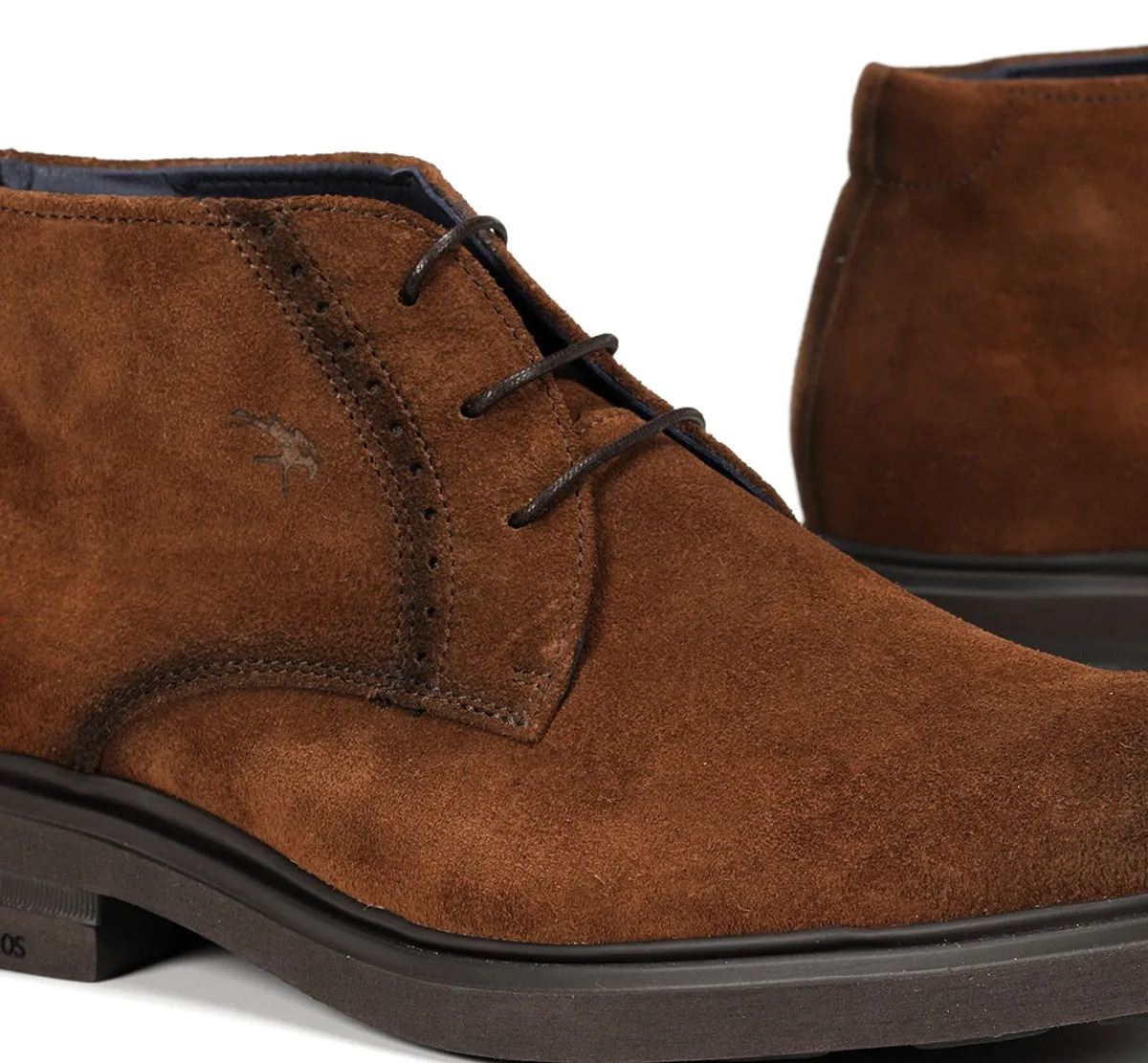 Fluchos Belgas F0772 stivaletti marroni suola Light