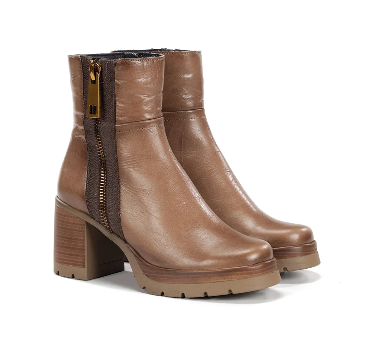 Dorking Safe D9413 stivaletti donna marroni tacco