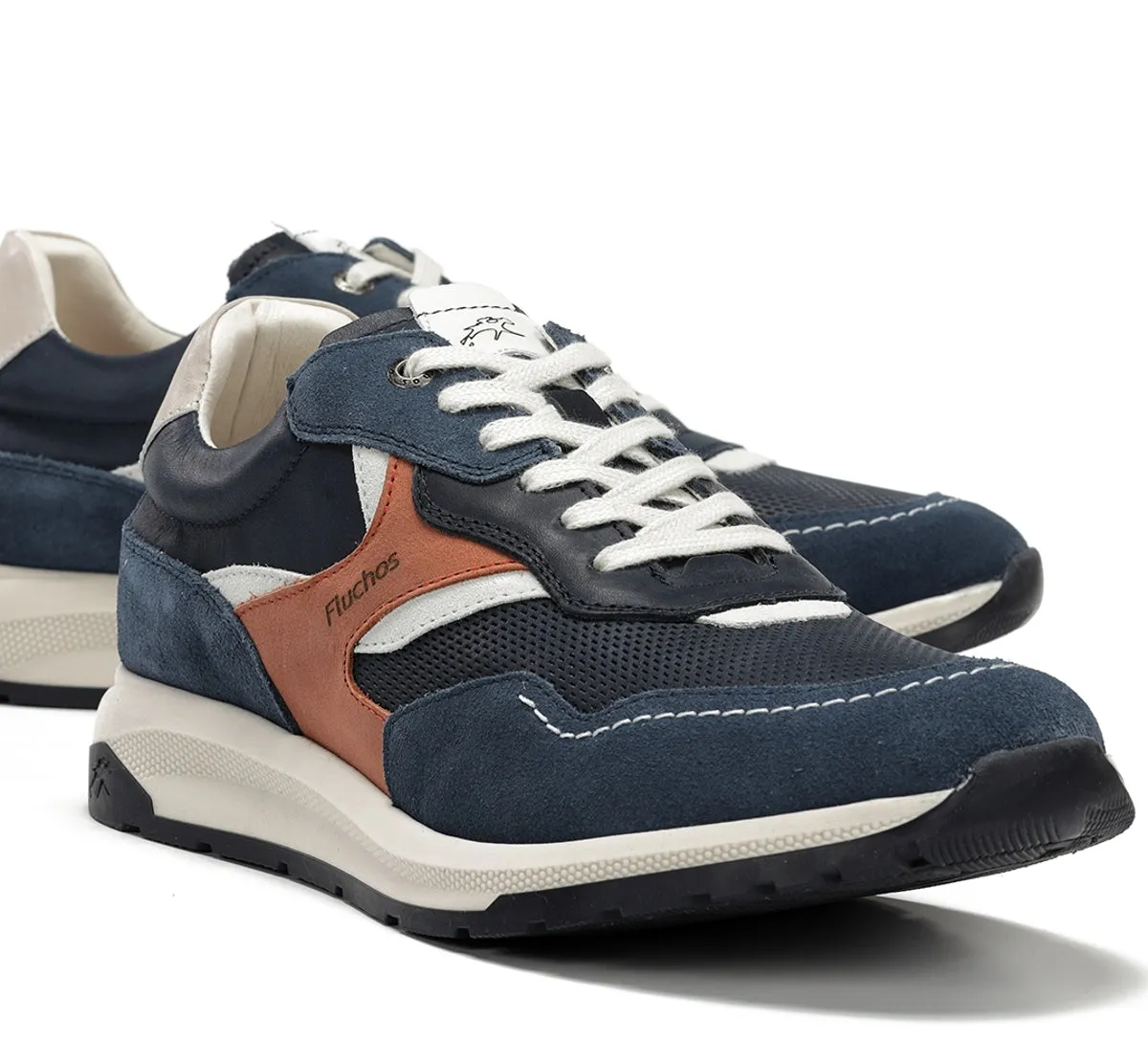Fluchos Karter F2404 sneakers uomo blu pianta larga