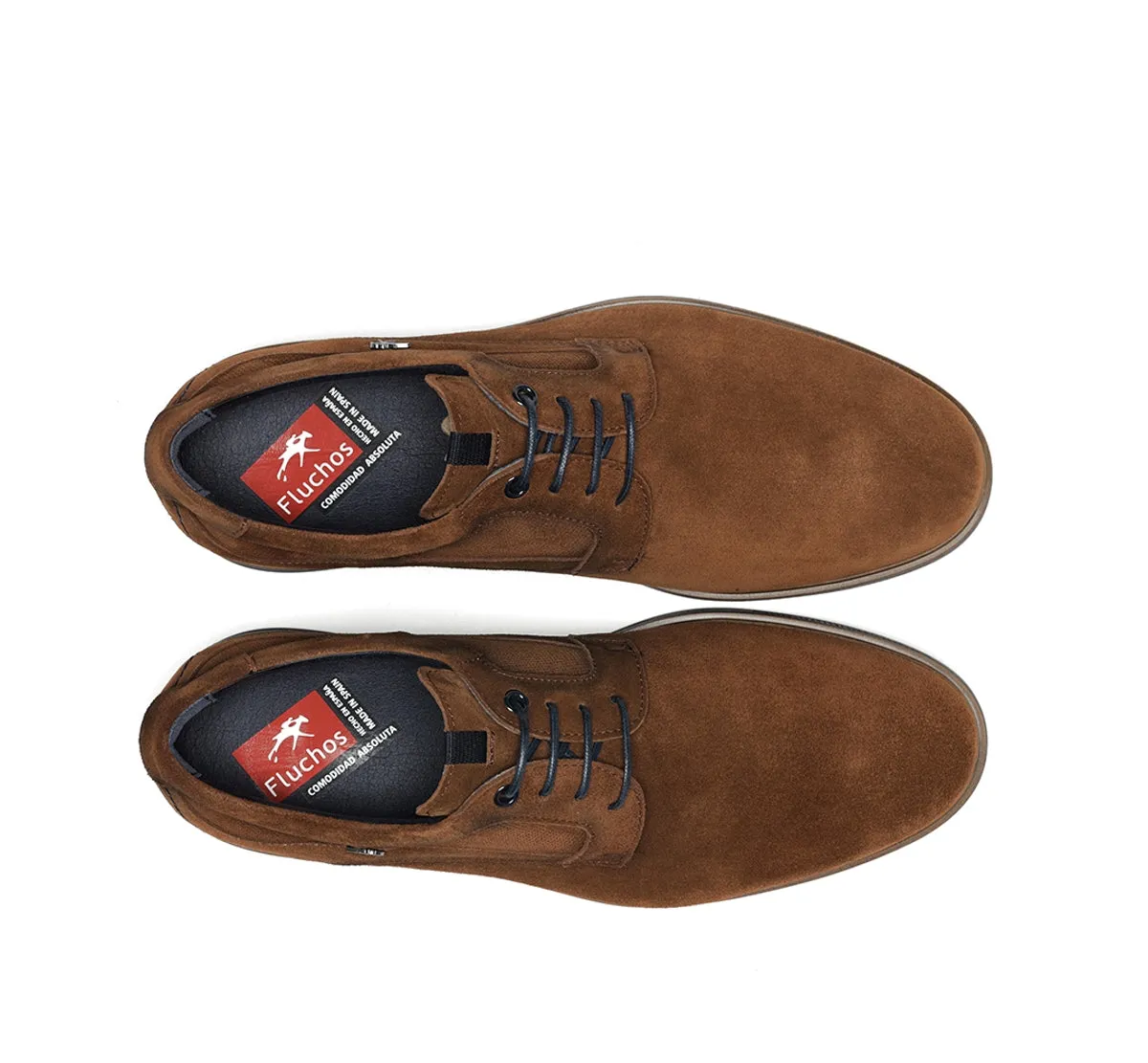 Fluchos Tristan F1857 scarpe uomo marroni pelle