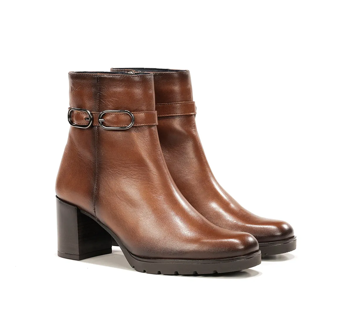 Dorking Sesma D9809 Stivaletti Donna Marroni col Tacco
