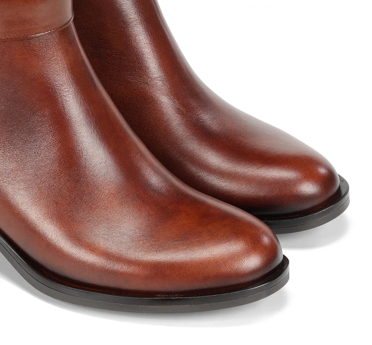 Dorking Kim D9603 stivaletto donna marrone tacco basso