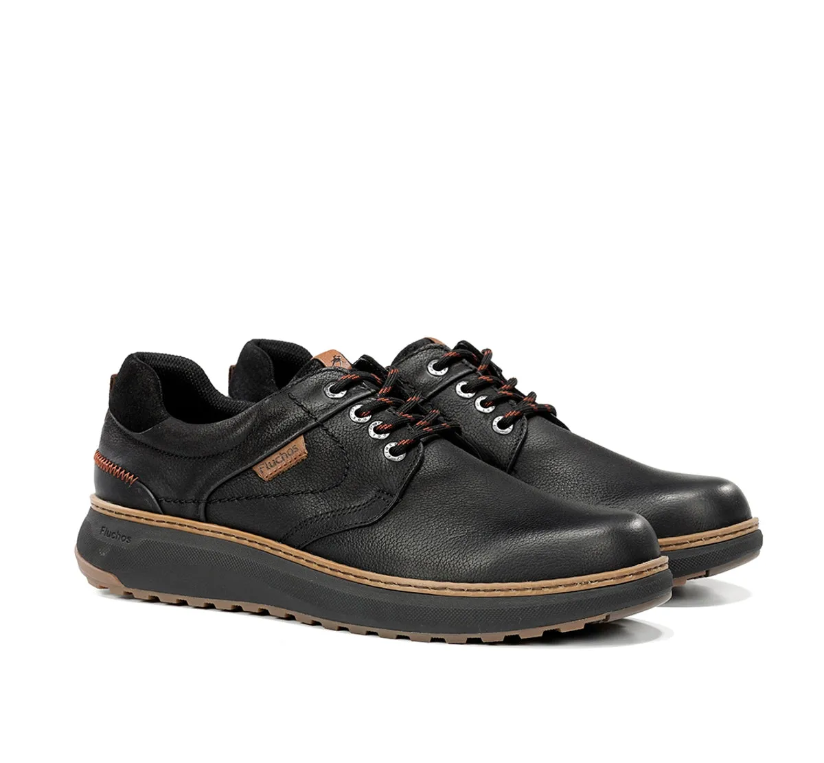 Fluchos Wildford F2535 scarpe uomo nere pelle