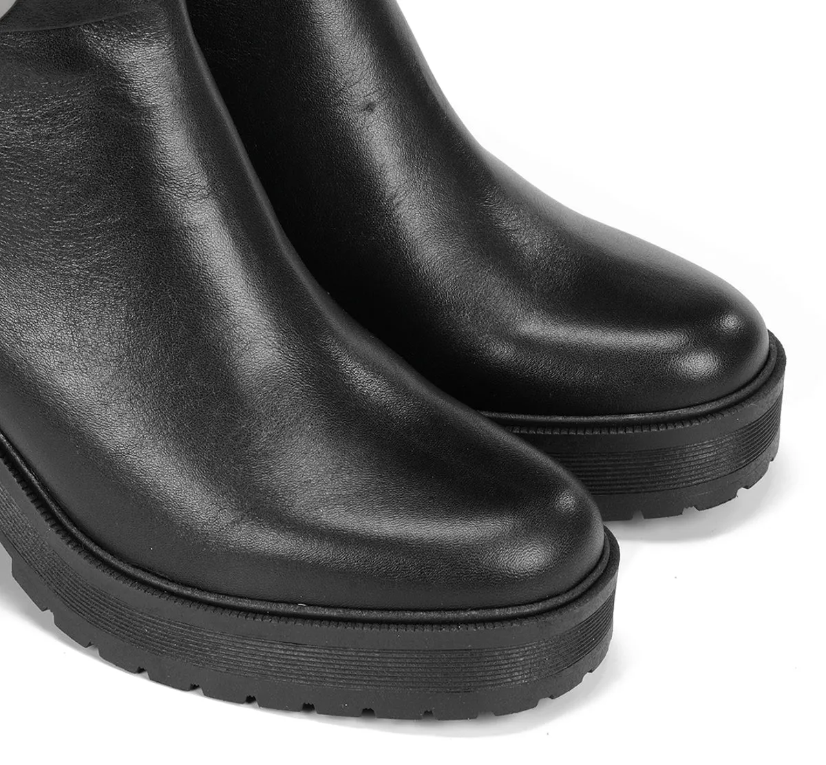 Fluchos Sarah D9573 Stivaletto Donna Nero con Tacco