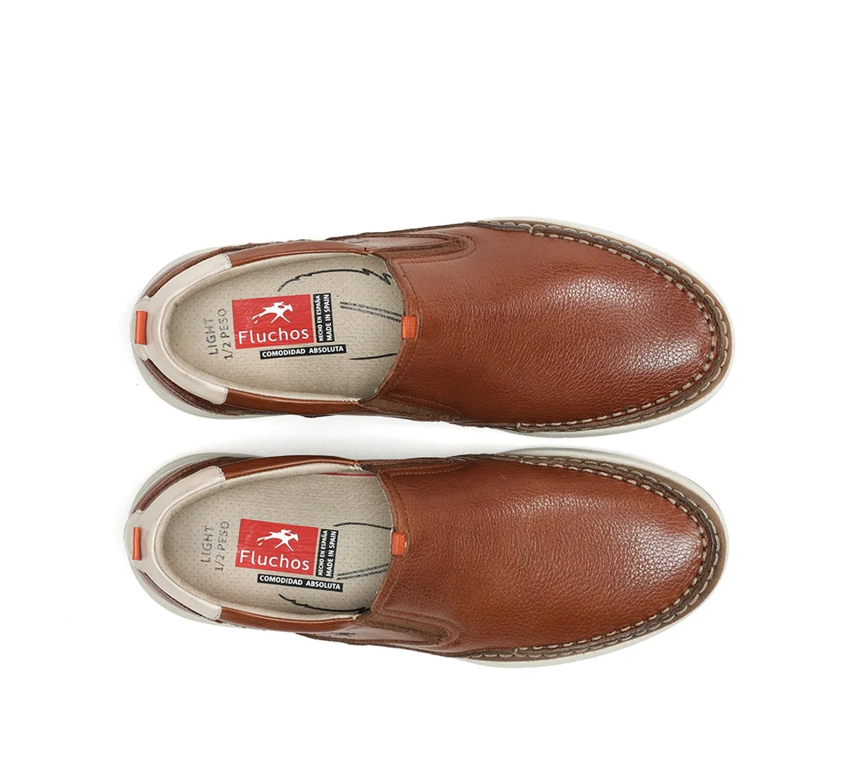 Fluchos Kai F1985 slip on marrone uomo