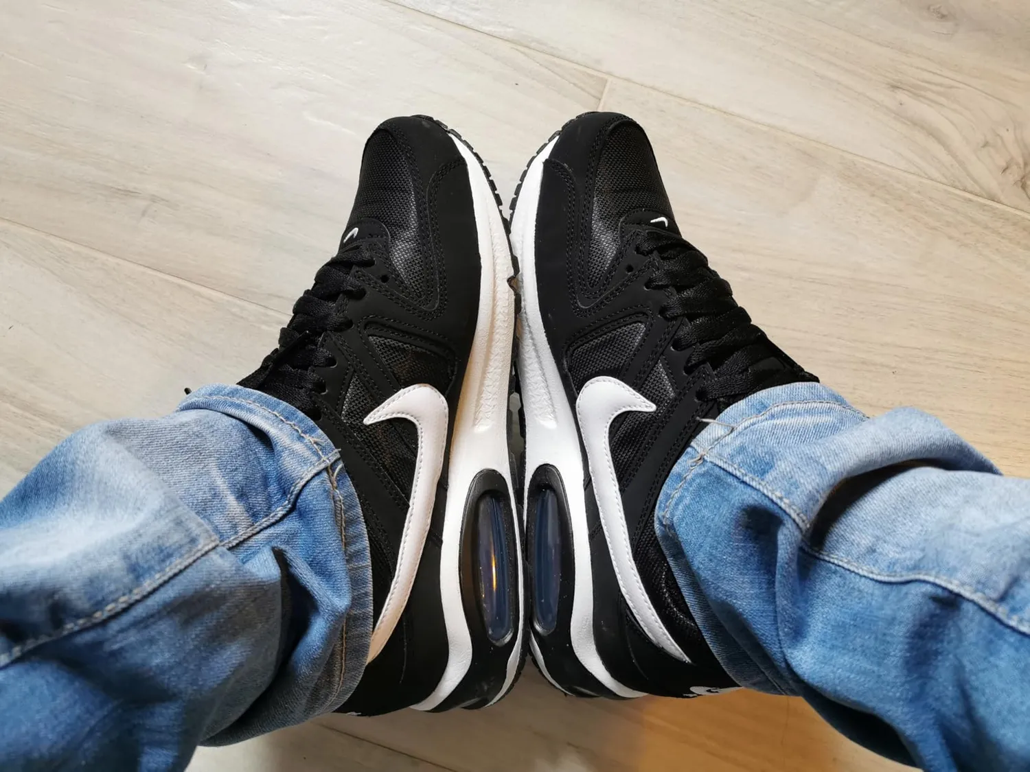 Nike Air Max Command sneakers donna pelle bianche