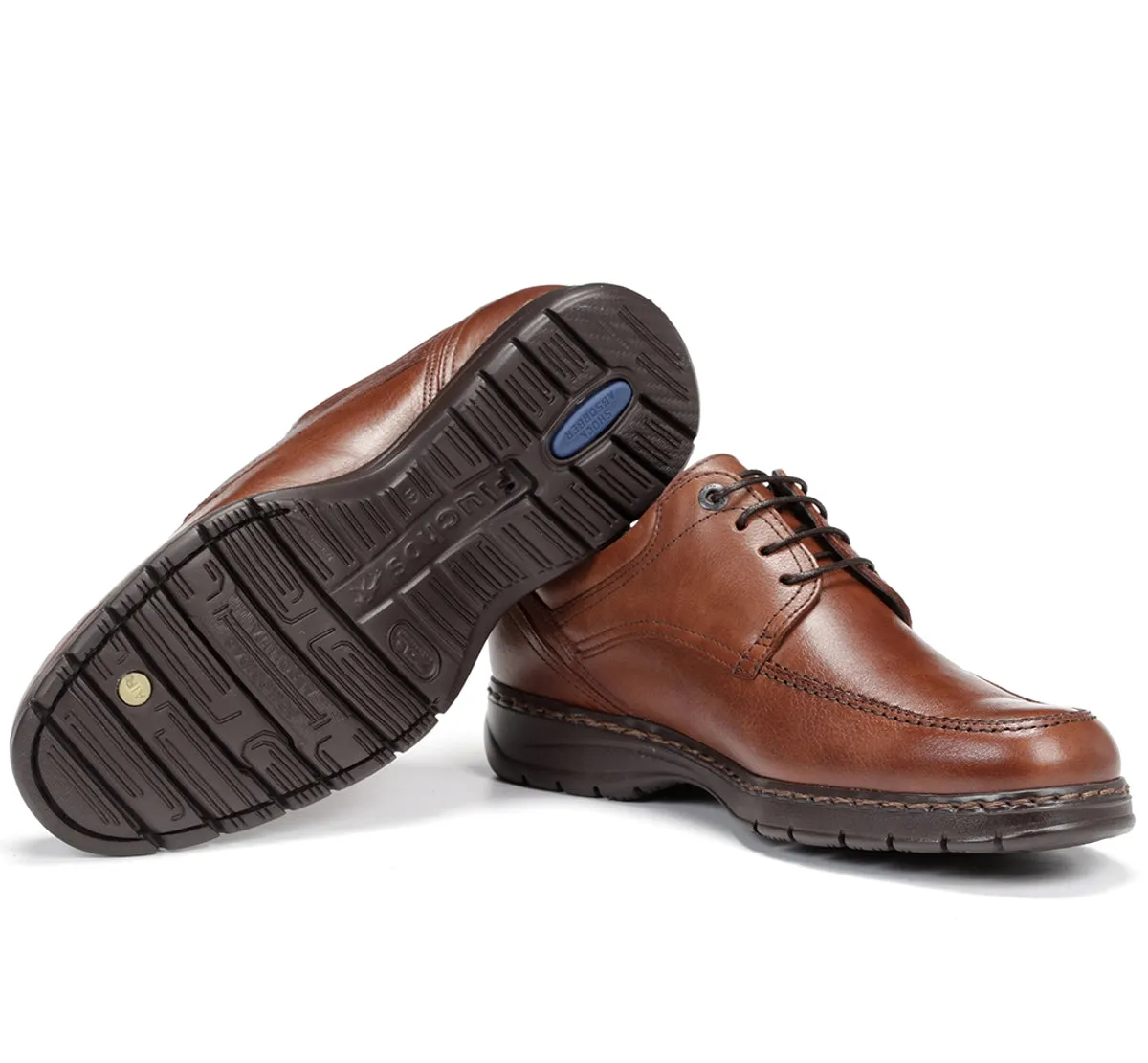 Fluchos Crono 9142 scarpe uomo marrone comode