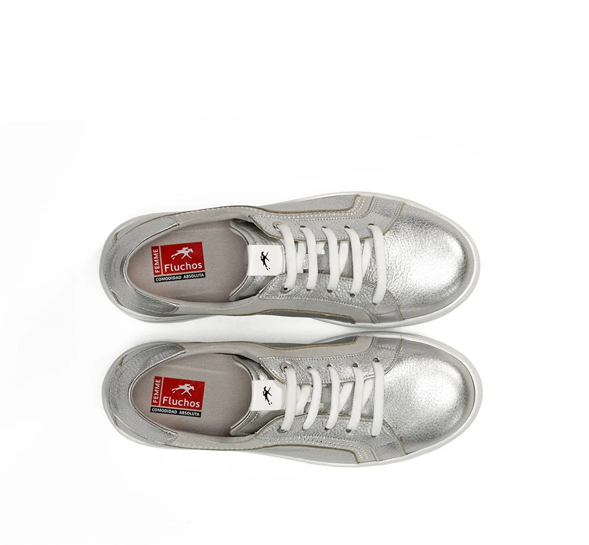 Fluchos Aqua F1997 sneakers argento donna leggere