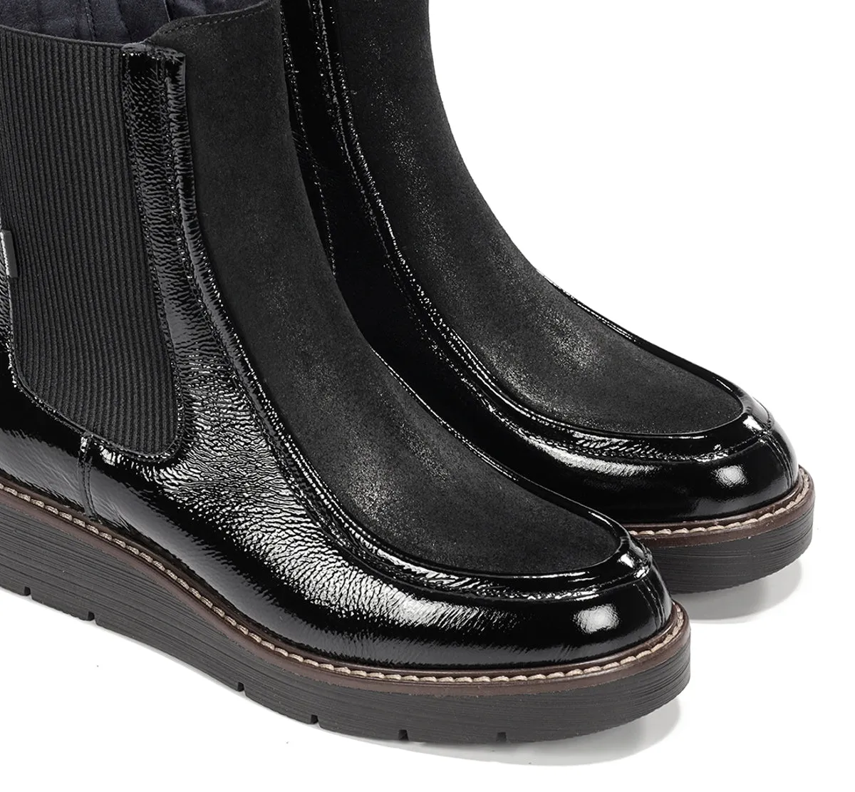 Fluchos Africa D9789 Stivaletti Neri Donna