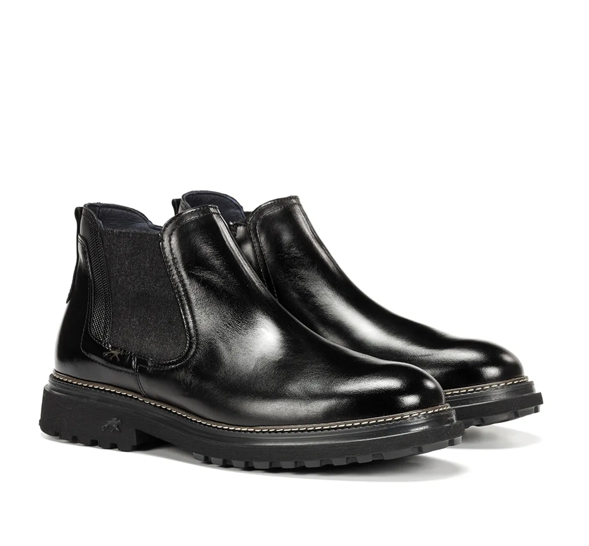 Fluchos Lincon F2057 Stivaletto Uomo Nero Classico