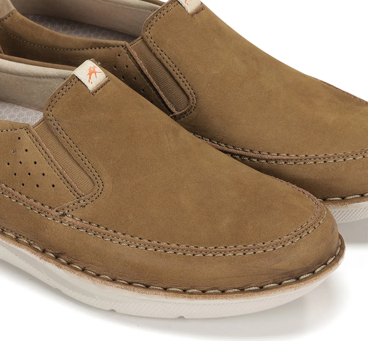 Fluchos Parker F2001 Slip On Uomo Marrone Leggera