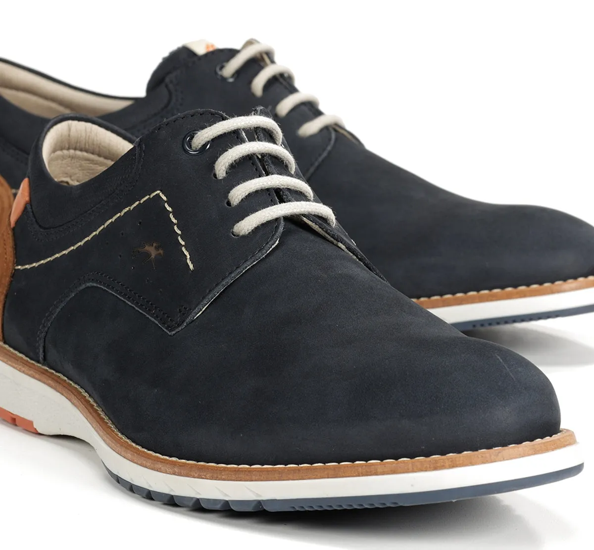 Fluchos Taylor F1978 scarpa uomo blu cuciture contrasto