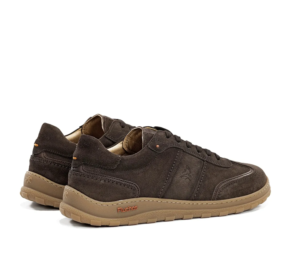 Fluchos Jerry F2502 sneakers uomo marroni larga