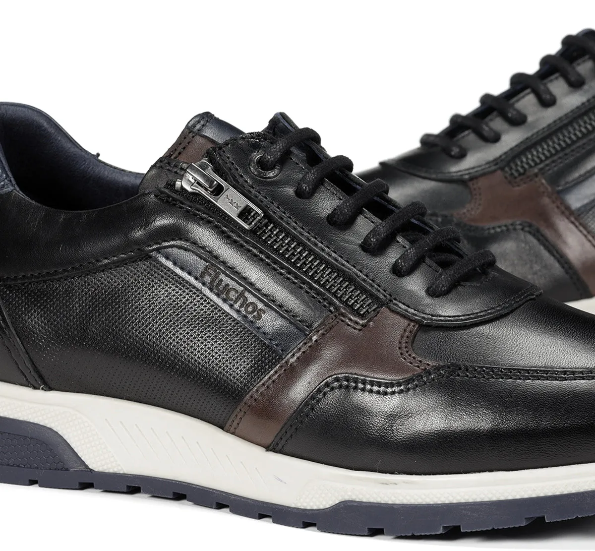 Fluchos Louis F1600 sneakers uomo nere pelle