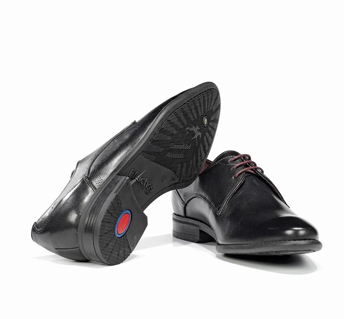 Fluchos Alex 9204 scarpe eleganti nere uomo