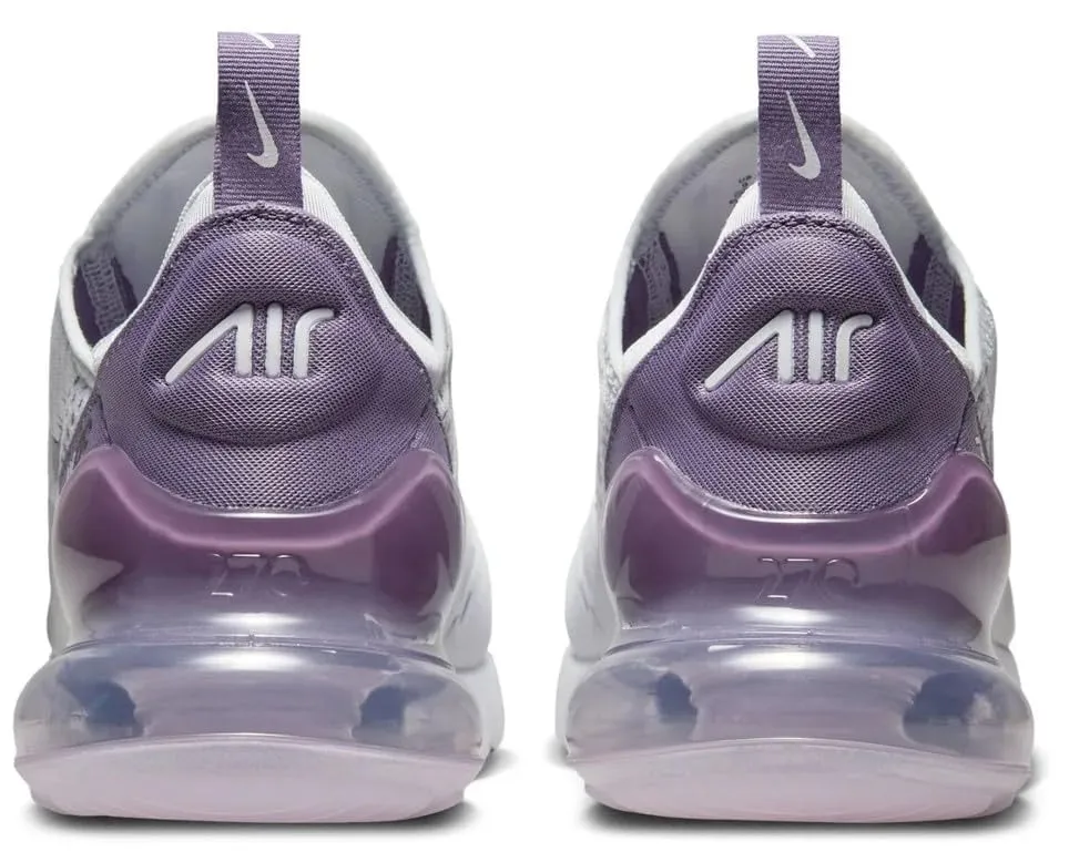 Nike Air Max 270 sneakers donna platino lilla