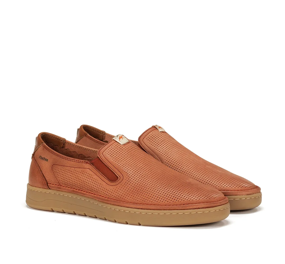 Fluchos Leo F1946 slip on uomo arancioni