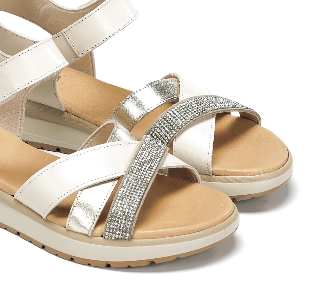 Fluchos Ter D9728 Sandali Bianco Comodi