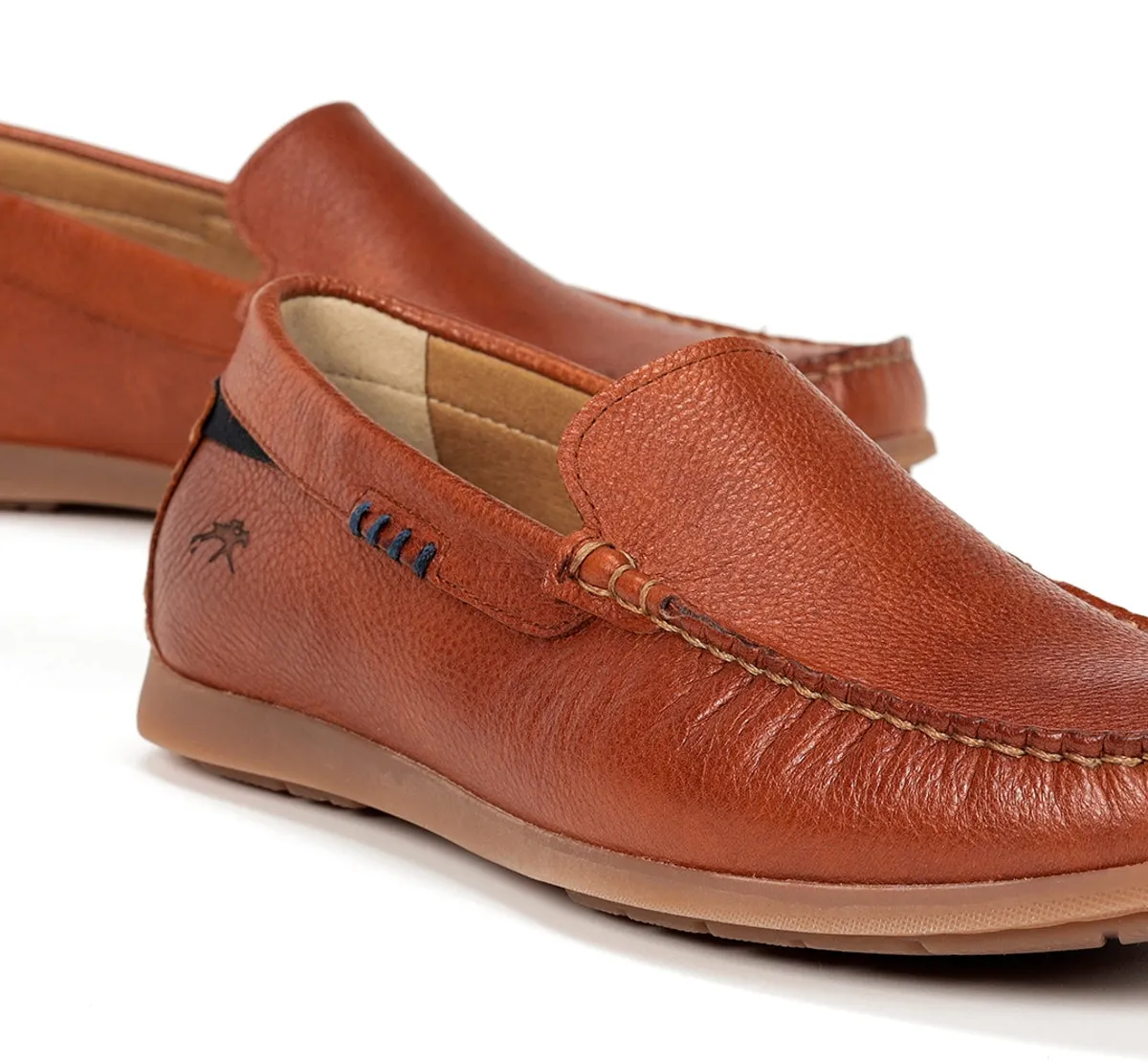 Fluchos Troy F1729 mocassini uomo marroni leggeri