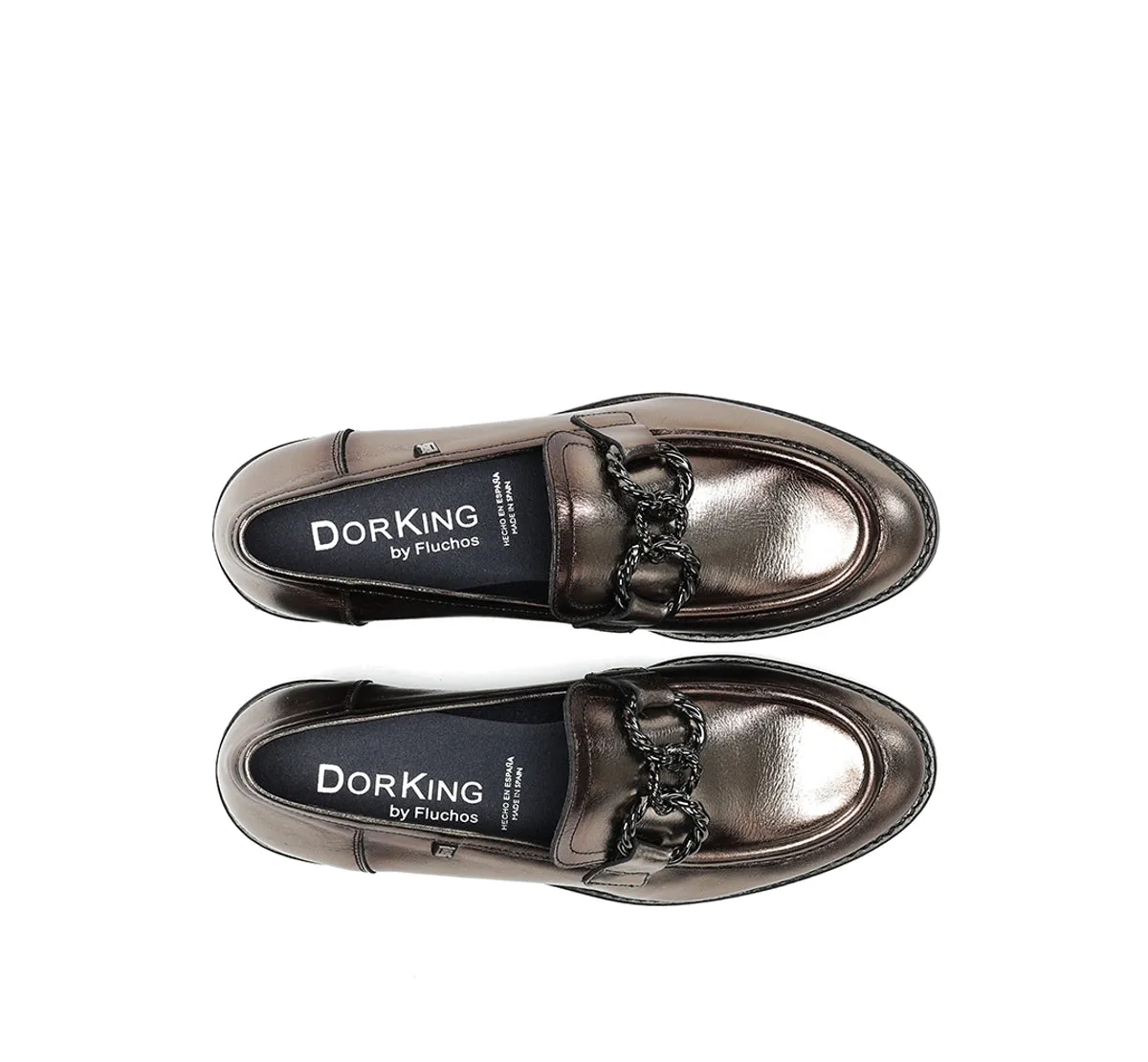 Dorking Harvard D9117 mocassino donna argento